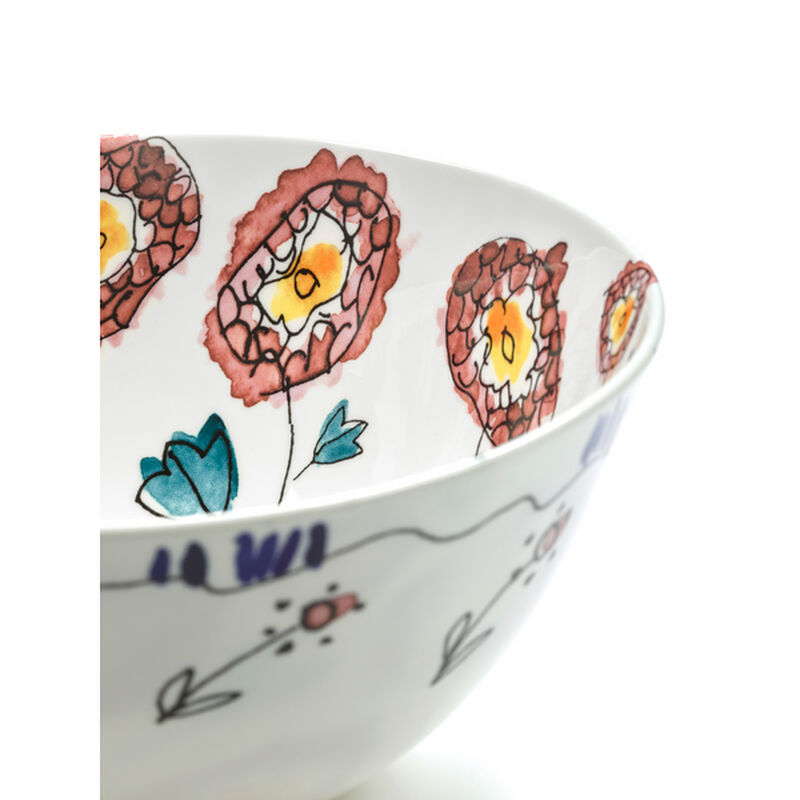 Marni Midnight Flowers Small Bowl Set Of 2 - Anemone Milk image number 2